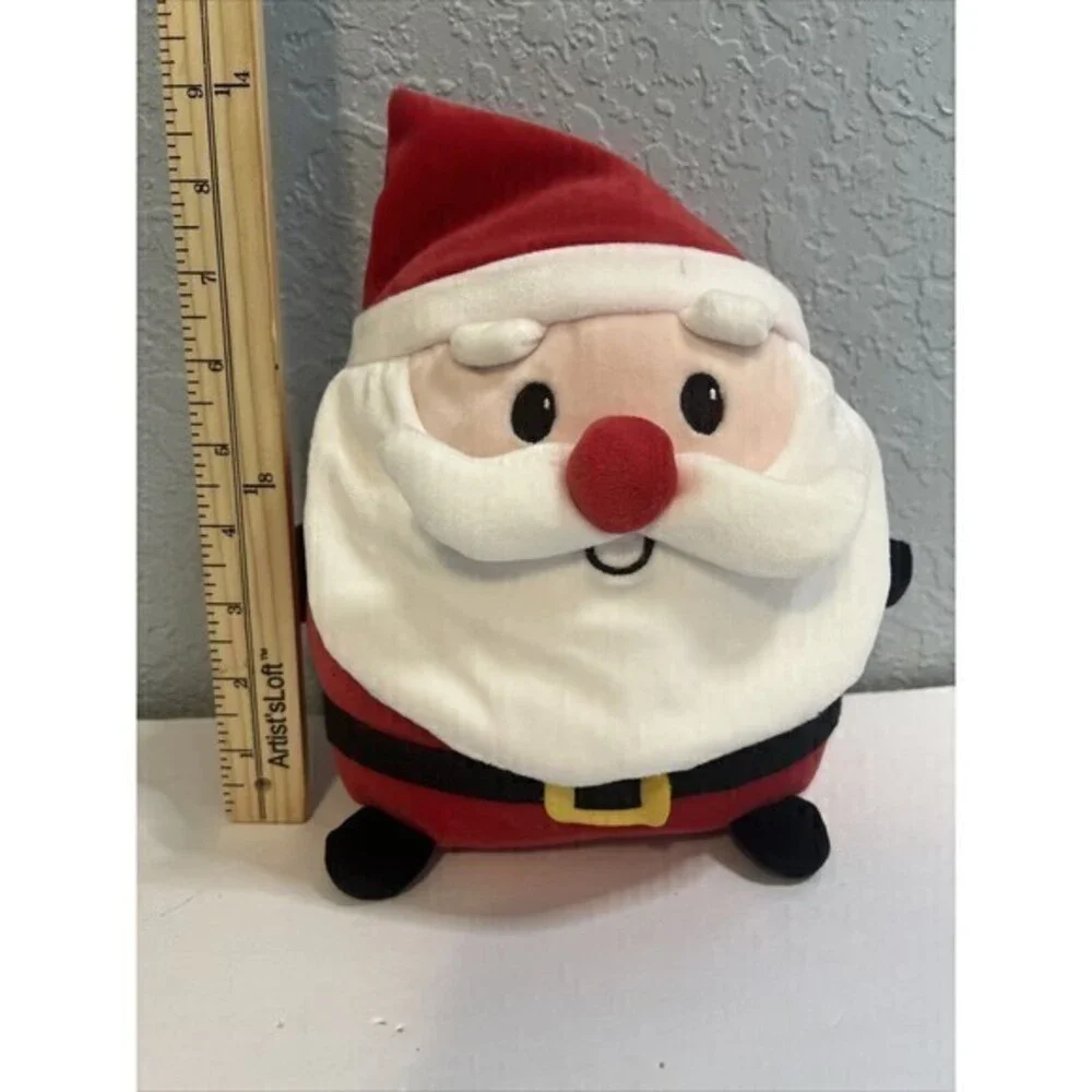 Santa Plush Cute &‎ Super Soft Cuddle And Love. 8 Inches Tall